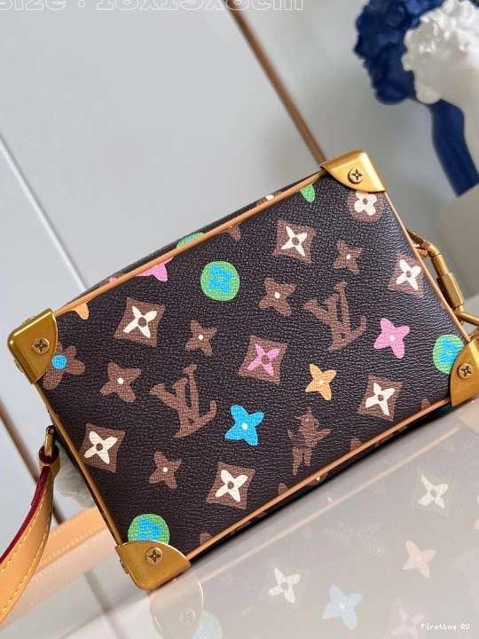 First bag ru MINI VUITTON TRUNK-18.5*13*8cm SOFT LOUIS 0809